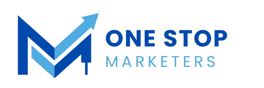 One Stop Marketers Long Logo transparent background